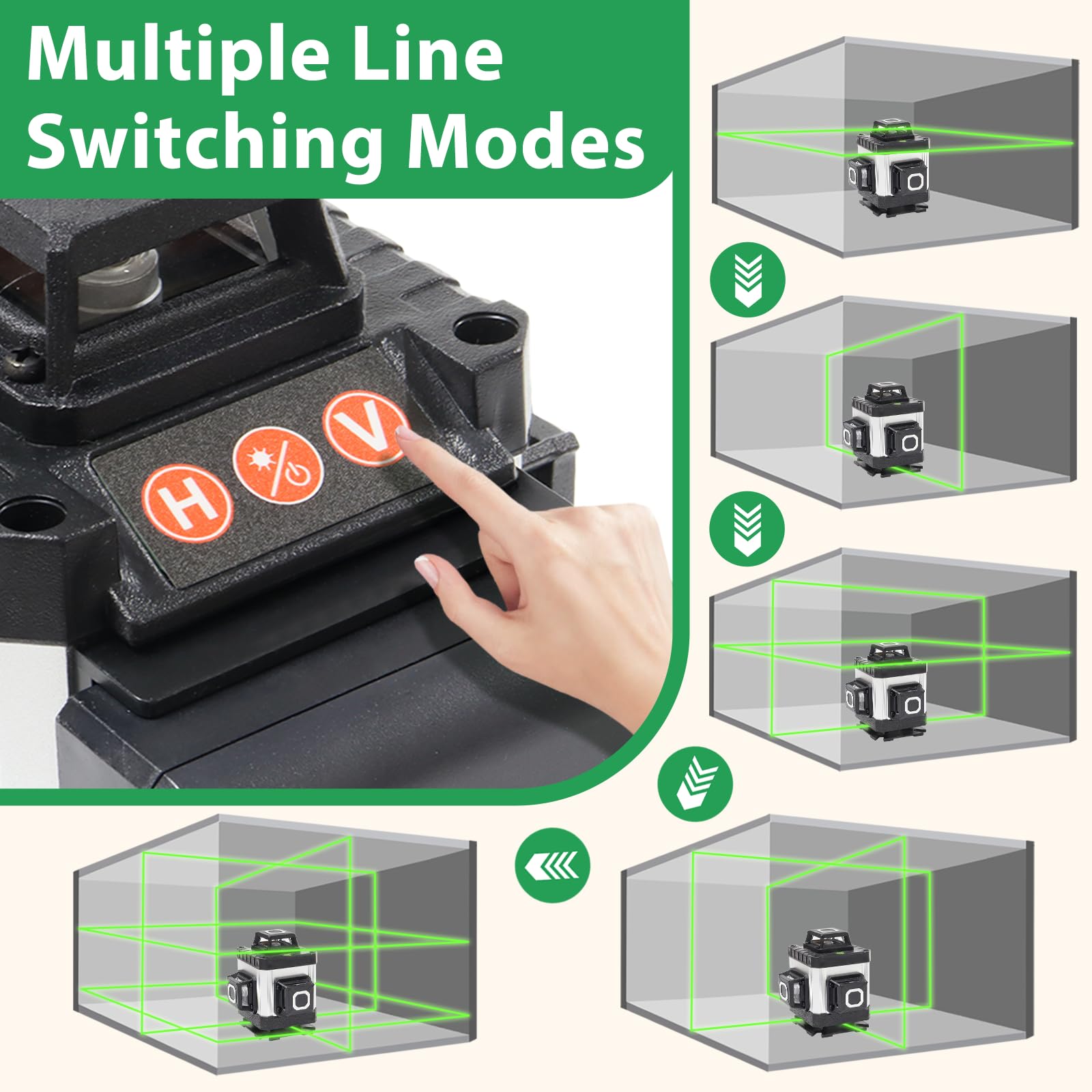 ZPD Laser Level tripod setup demonstrating stable height alignment
