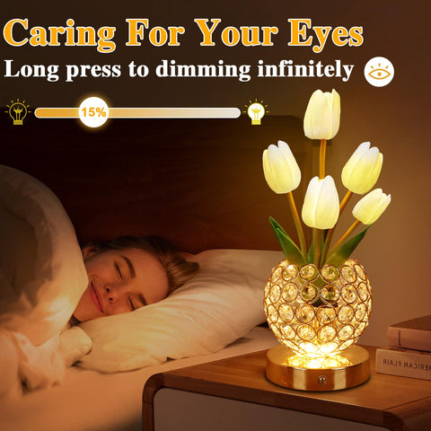 ZQPBLED 3-color mode lamp delivers white, warm, or natural light options.