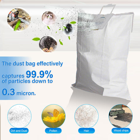 ZQZiQi 75 cm dust bag demonstrates large capacity for heavy dust