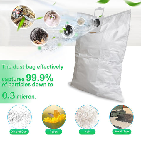 ZQZiQi self-cleaning bag reduces internal dust buildup and maintains suction.