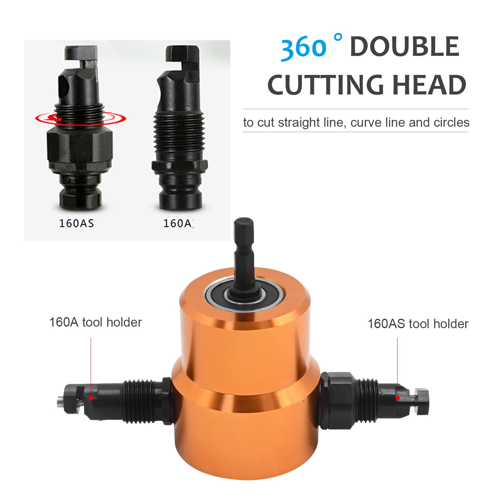 Zreneyfex step drill bit for clean pilot holes