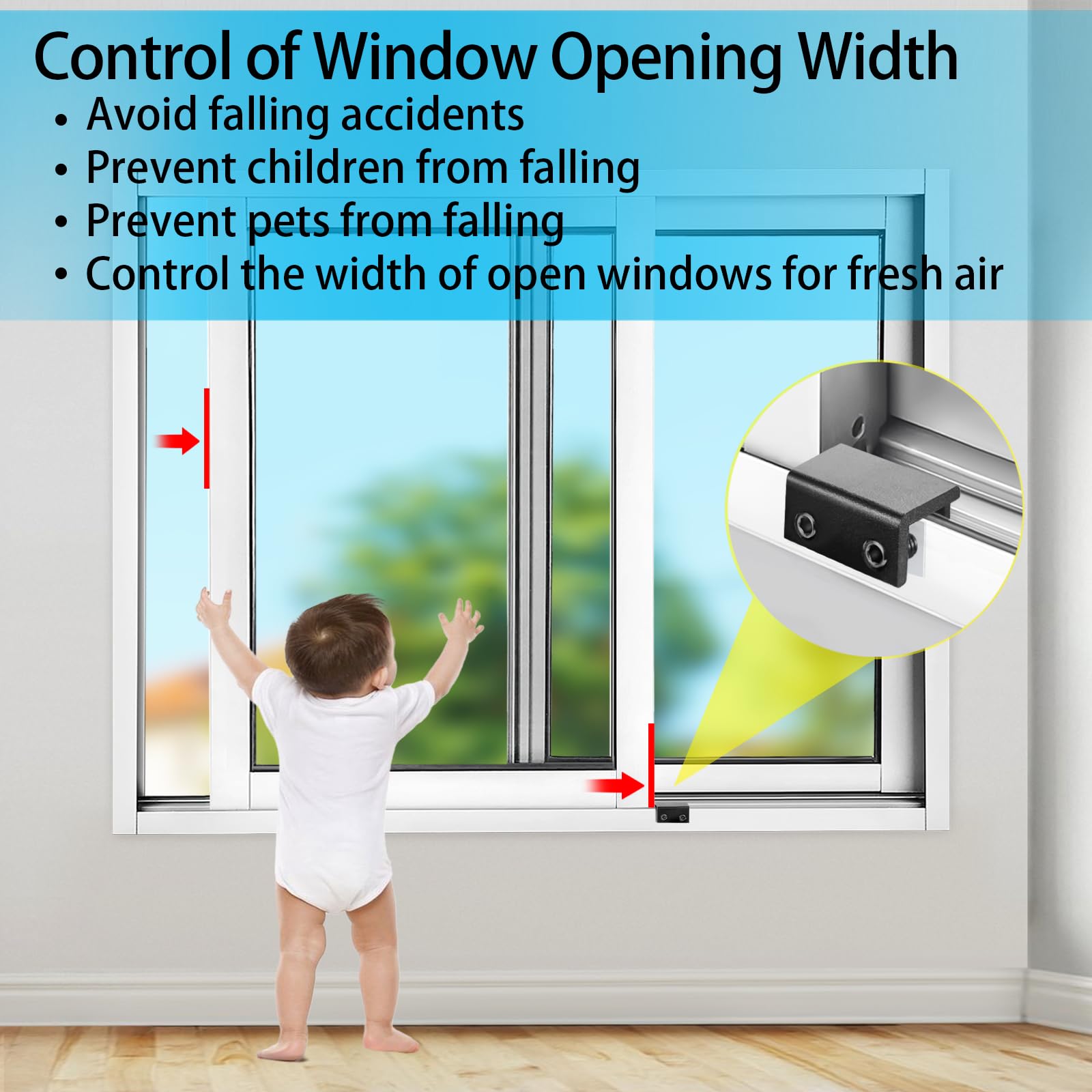 ZRFCXE Window Locks mounted on track illustrate stability and fit.