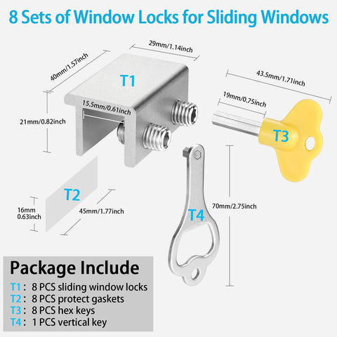 Step 2 tightening screws for a stable, reusable lock.