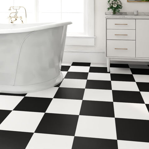 ZRJT non-slip finish enhances safety on kitchen and laundry floors.