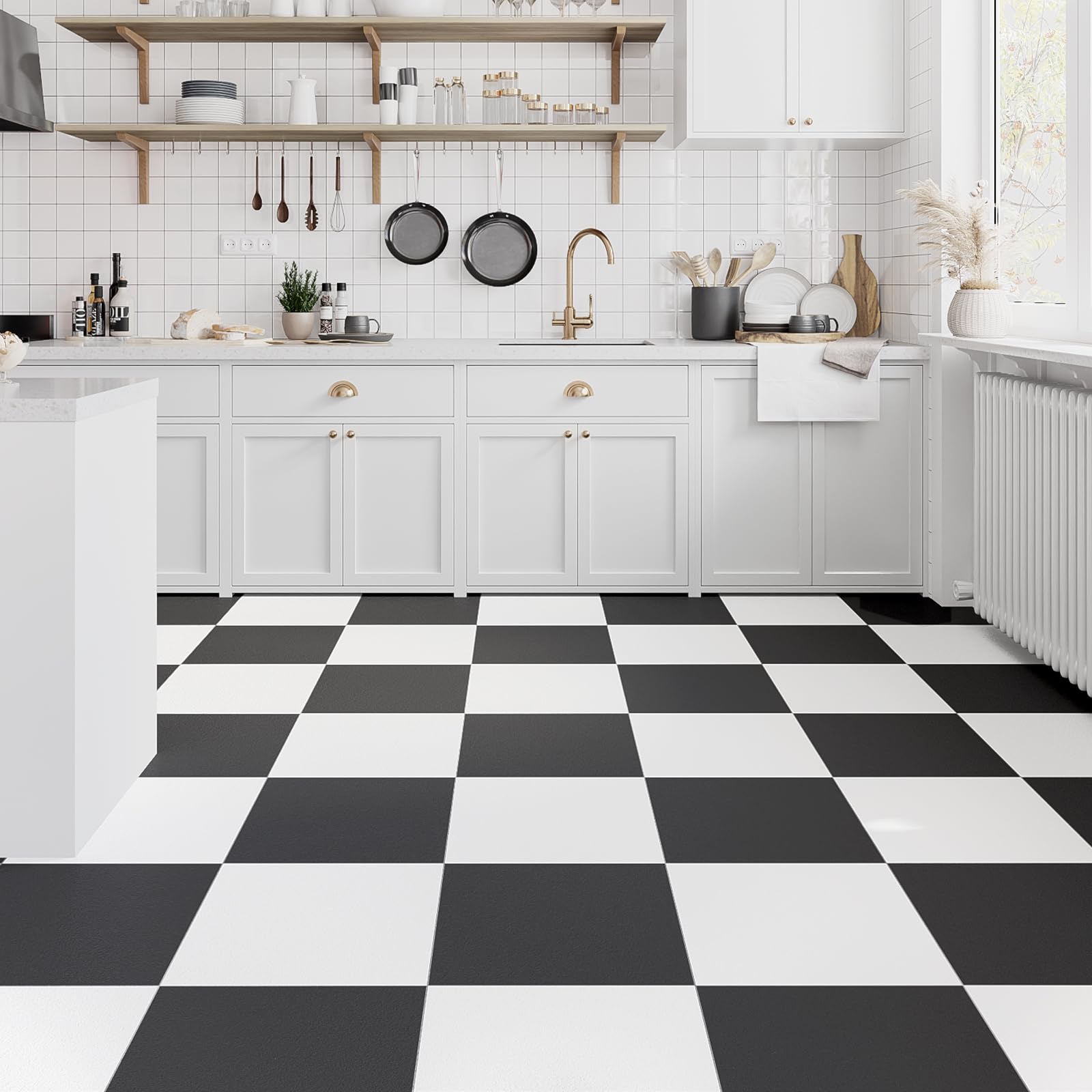 ZRJT scratch-resistant vinyl tiles stay looking fresh in high-traffic areas.