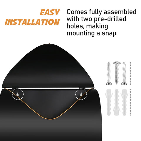 ZSHAWN sleek black design fits homes, apartments, condos, and offices with style.