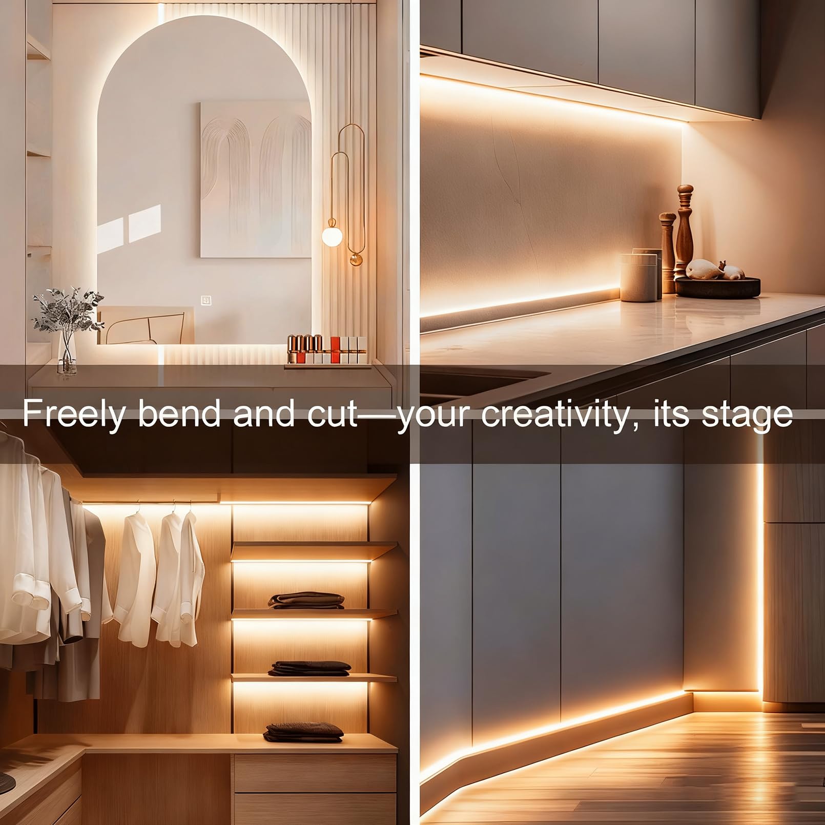 ZSLAIFU closet-shelf-light-strip offers safe, low-voltage illumination for storage areas.