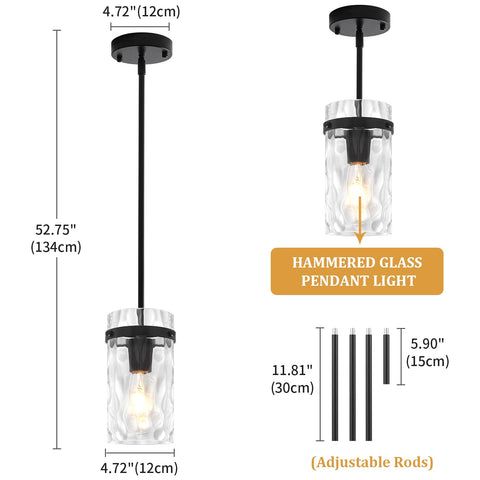ZSMIHDOH dimmable kitchen-island light for bright tasks and ambient evenings