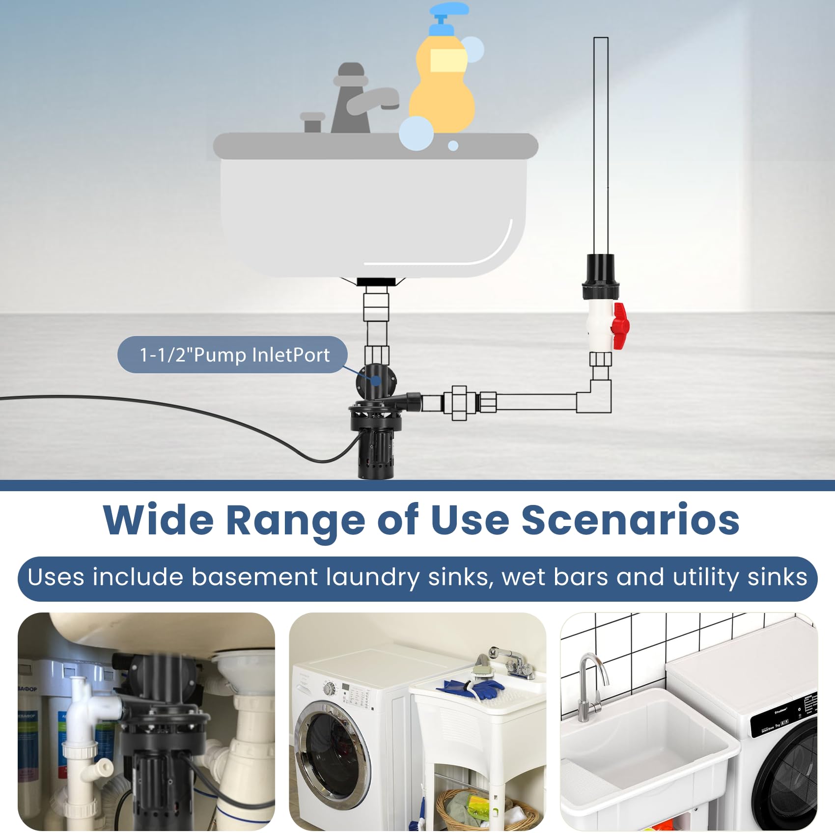 ZSUCC ready-install kit components include drain screen and valves.