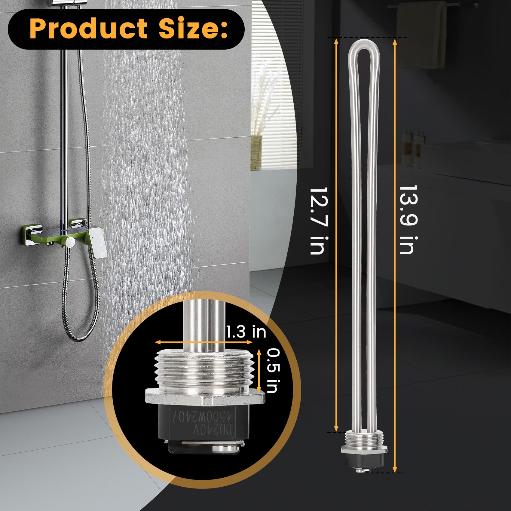 ZSUCC screw-in design enables easy installation with O-ring gasket.