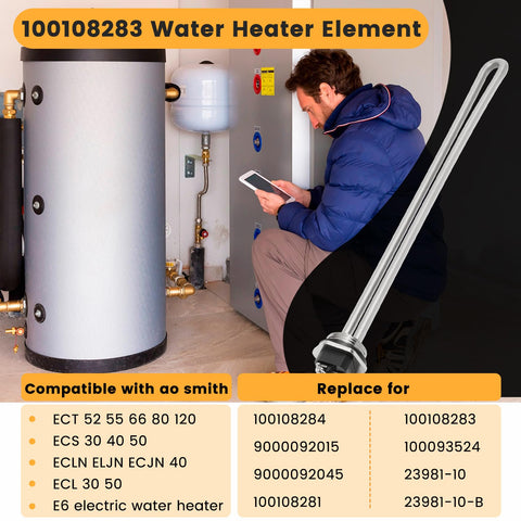 ZSUCC stainless steel element resists corrosion and mineral buildup.