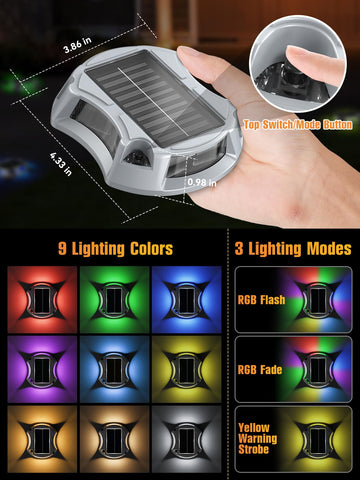 ZSYIQIXI dock light top-switch for easy color and mode control.