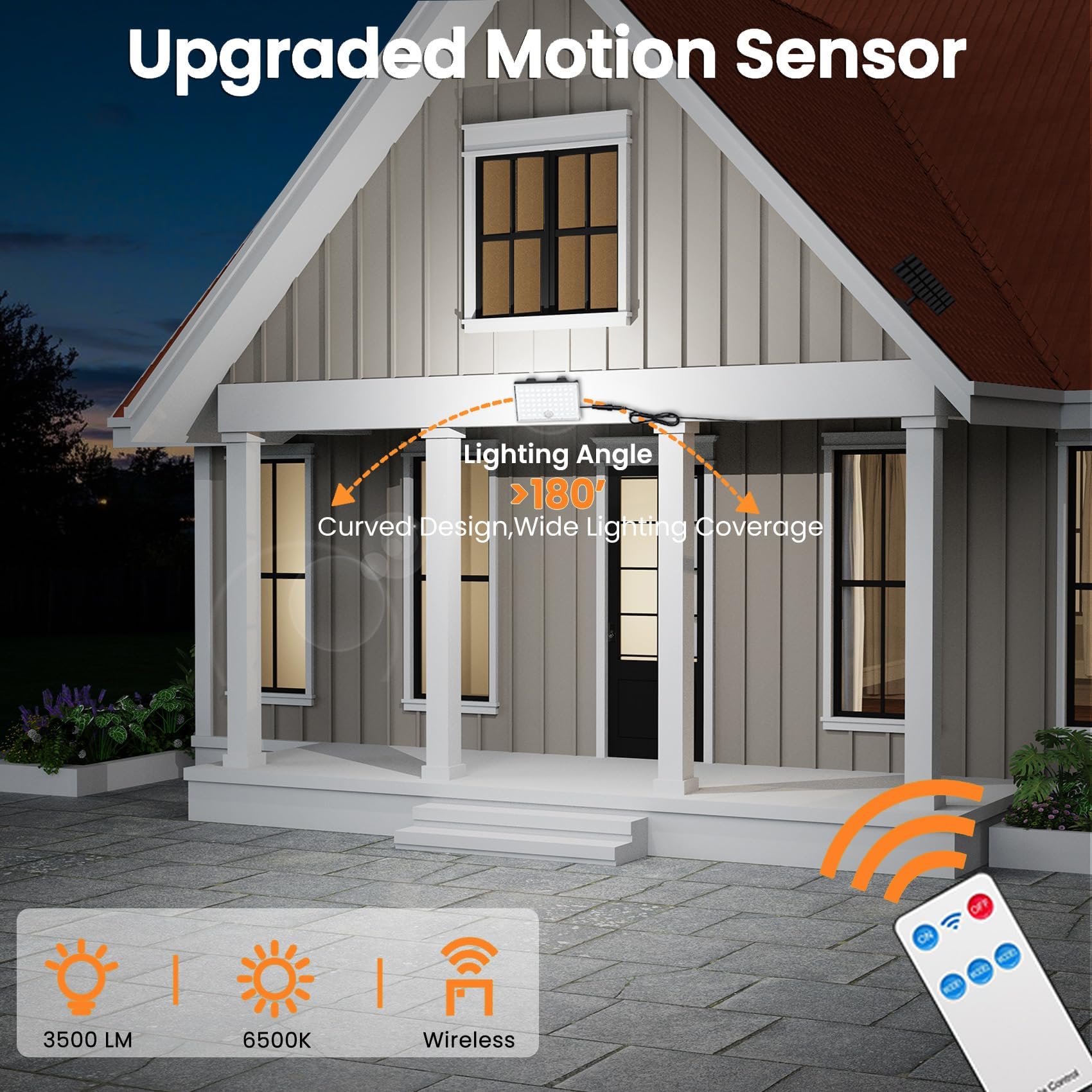 ZSYIQIXI energy-saving LED solar light for exterior spaces
