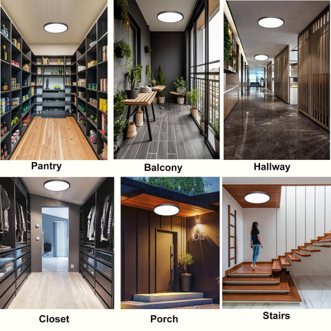 Easy installation with universal base for quick ceiling mounting by ZSYUBO