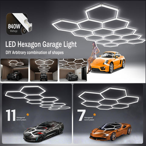 ZTANHOUSE 58Lights installed in a workshop ceiling delivering broad, even task lighting