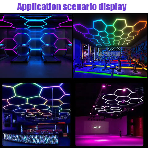 ZTANHOUSE honeycomb-inspired arrangement creates unique lighting art.
