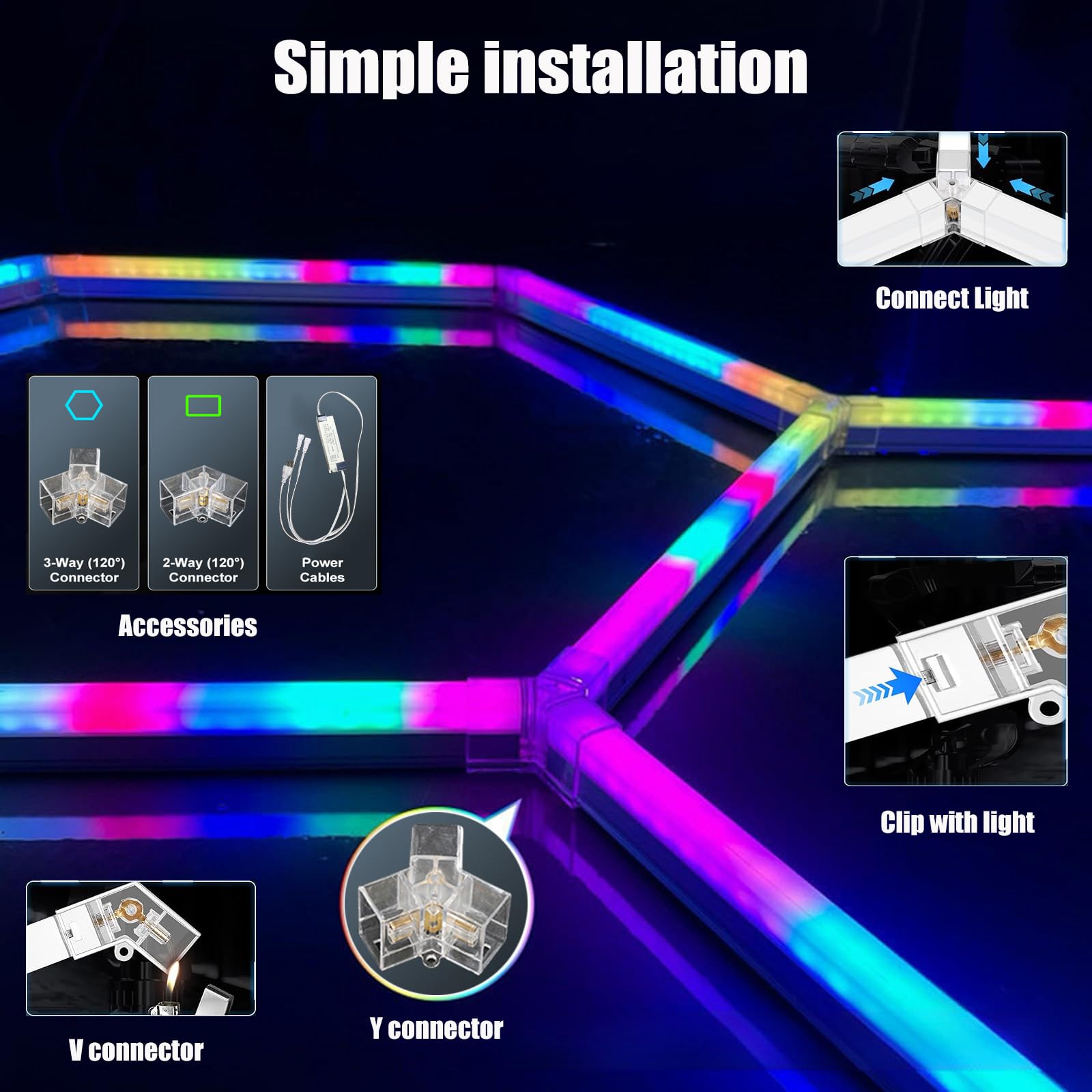 ZTANHOUSE adjustable power sharing when used in pairs for extended setups.
