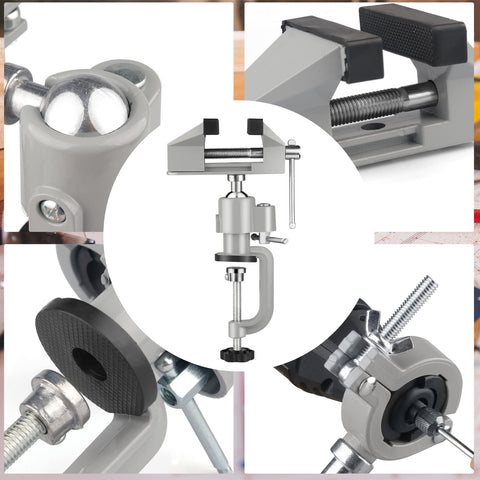 ZTUKOMN portable 2 lb vise keeps setups stable