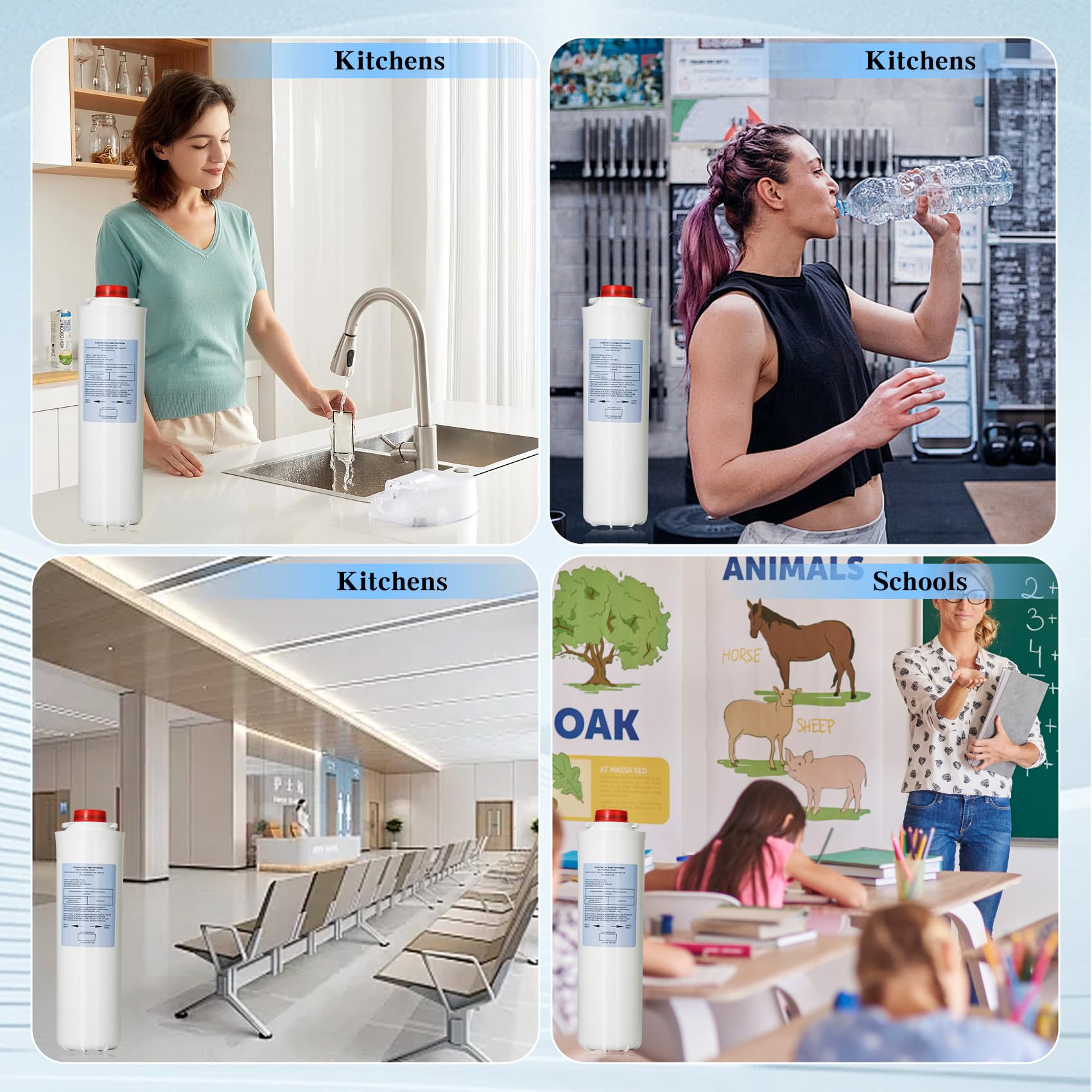 Zuccio water after filtration suggests fresher taste and odor reduction
