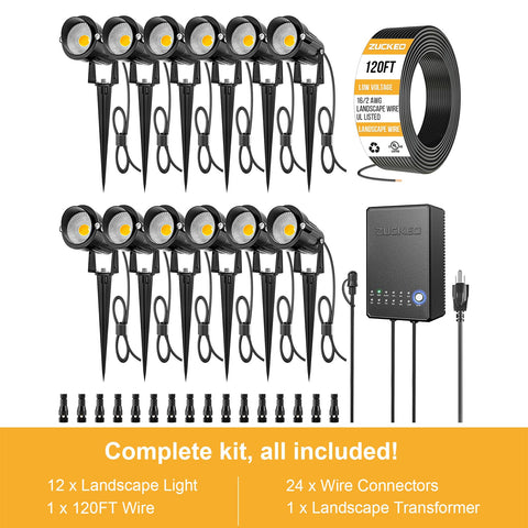 ZUCKEO adjustable 90-degree spotlight head directs light precisely