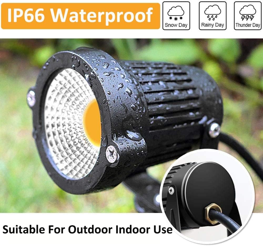 ZUCKEO IP66 waterproof outdoor light demonstrating weather resistance
