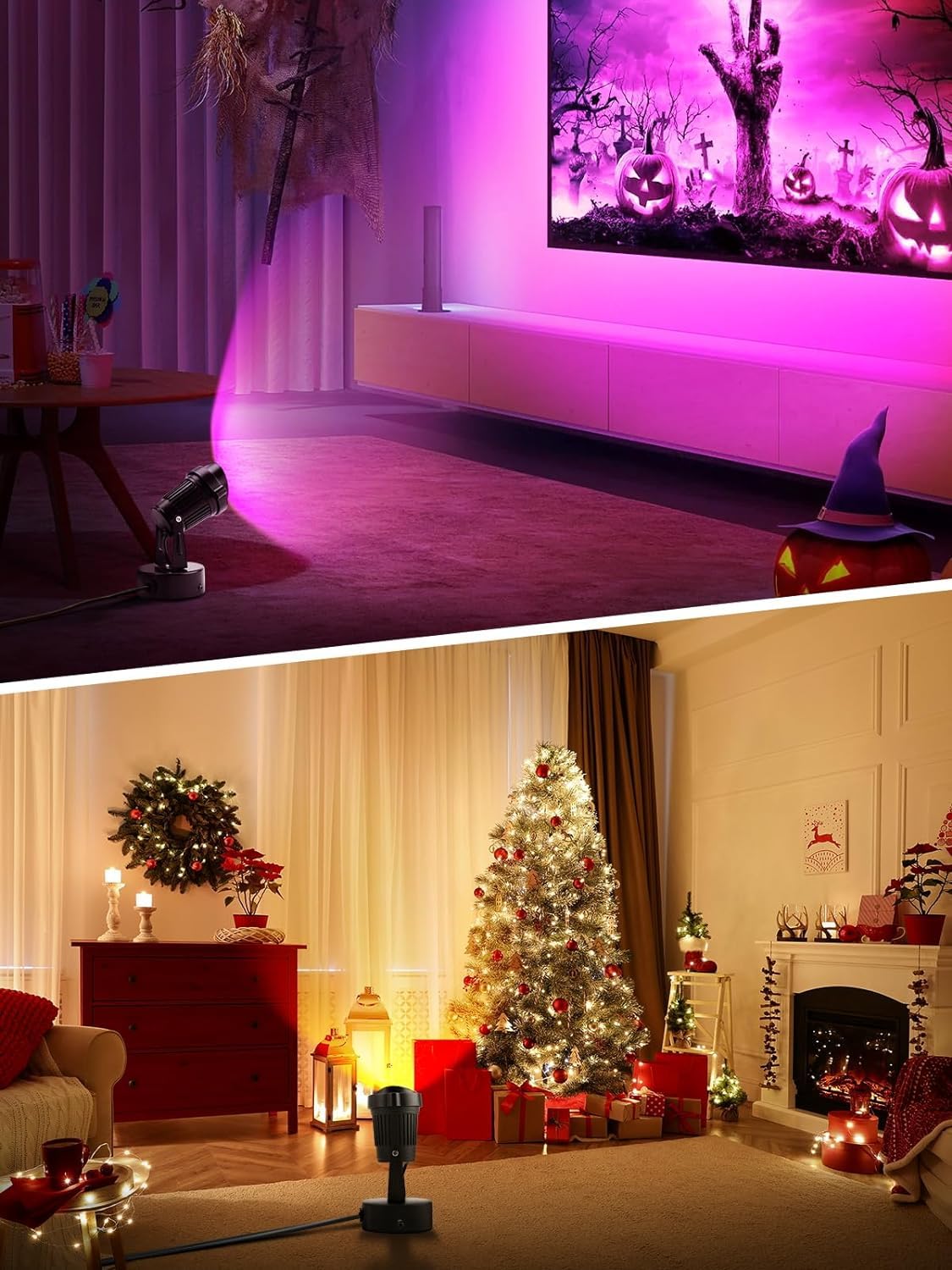 ZUCKEO LED spot lights 270-degree adjustable head.