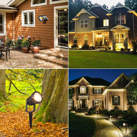 ZUCKEO patio and path illumination enhances evening outdoor spaces.