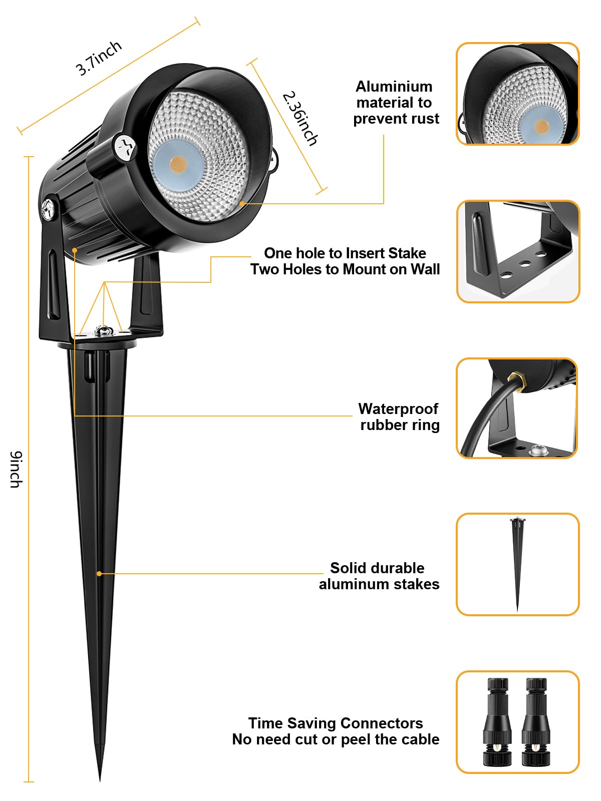 ZUCKEO remote control enables dimming and color changes from afar.
