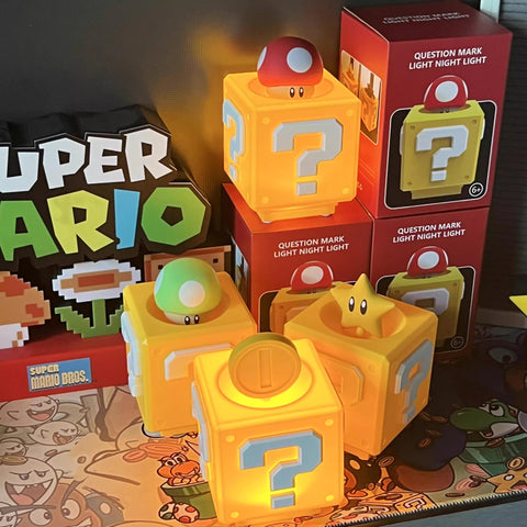 zuduoeoa Super Bros Mushroom Lamp mute feature for quiet nights