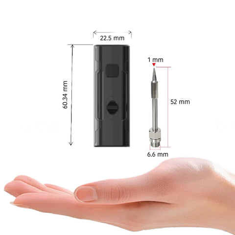 ZUGUU Mini Solder shows adjustable heat settings for delicate to high heat tasks