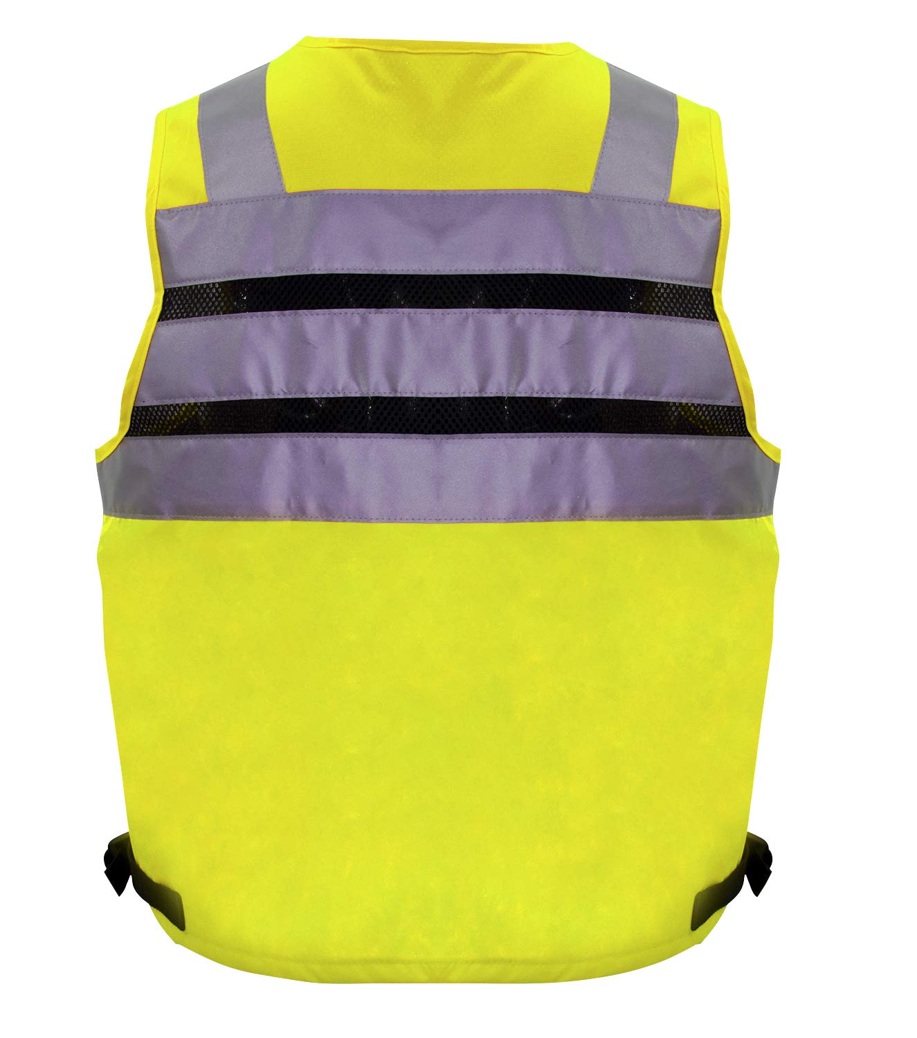 ZUJA safety vest front pocket layout keeps tools within easy reach.