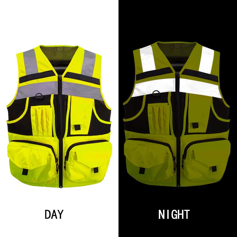 ZUJA hi viz yellow option for high visibility on the job.