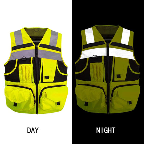 ZUJA hi viz yellow option for high visibility on the job.