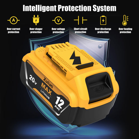 Zuliati DCB107 charger compatibility ensures quick top-ups.