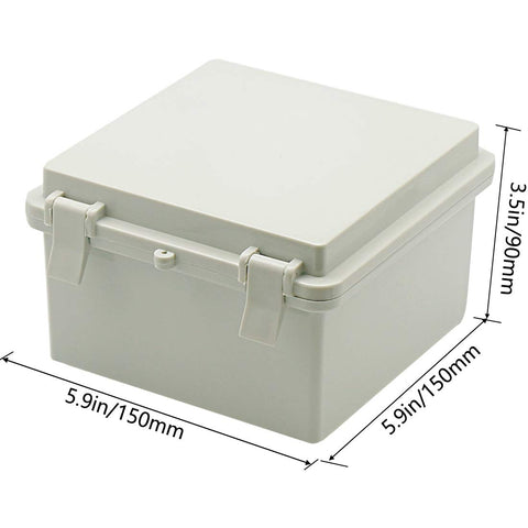 Zulkit junction box hinged lid for easy access during maintenance.