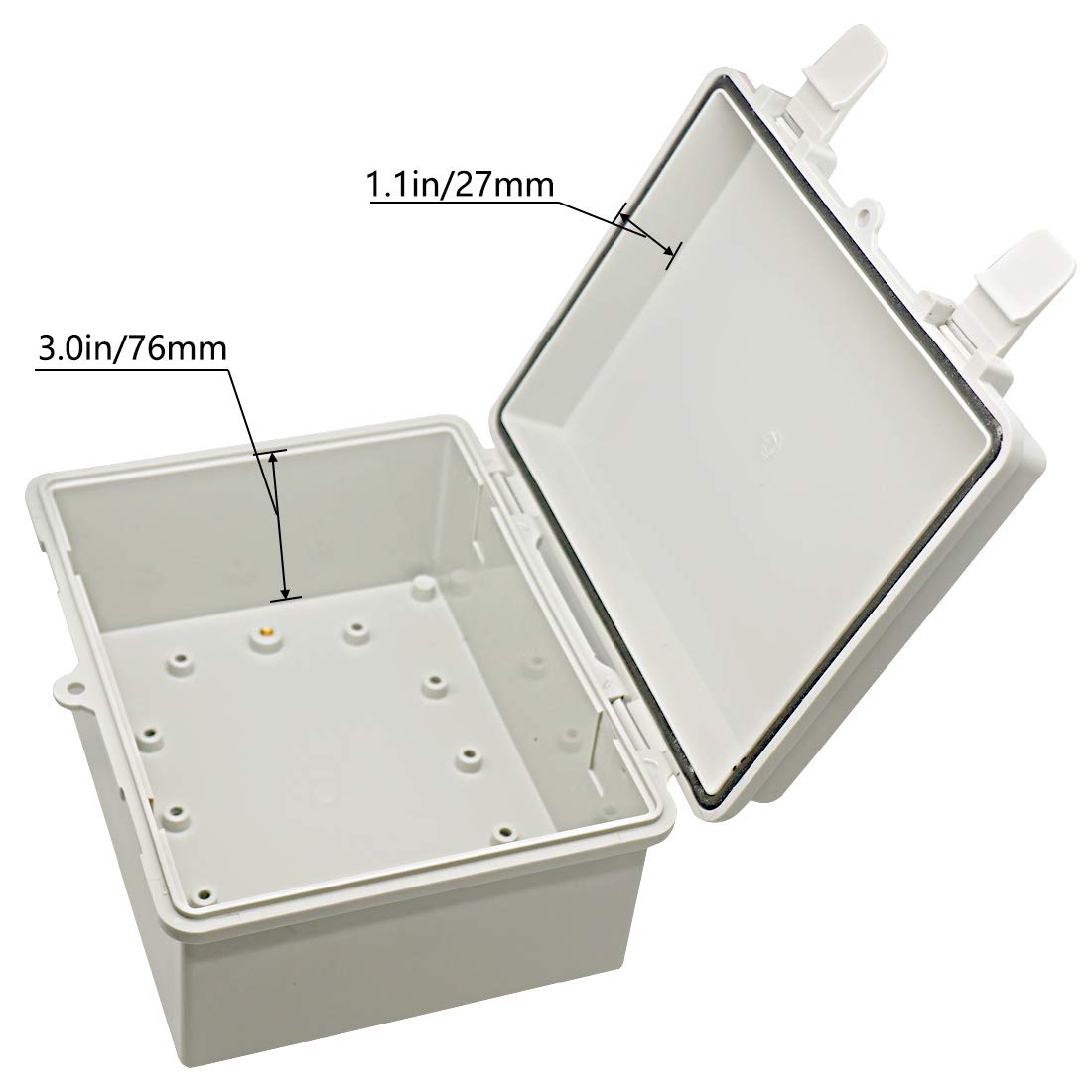 Zulkit mounting bosses simplify internal installation for projects.