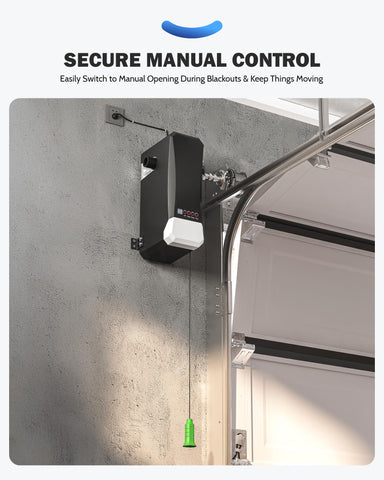 ZUMI rolling code security protects your garage signal from hijacking.