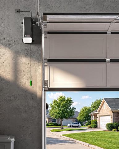ZUMI smart garage entry offers secure, reliable access with encrypted signals.