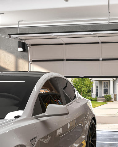 ZUMI wall-mount installation kit simplifies setup for a clean garage look.