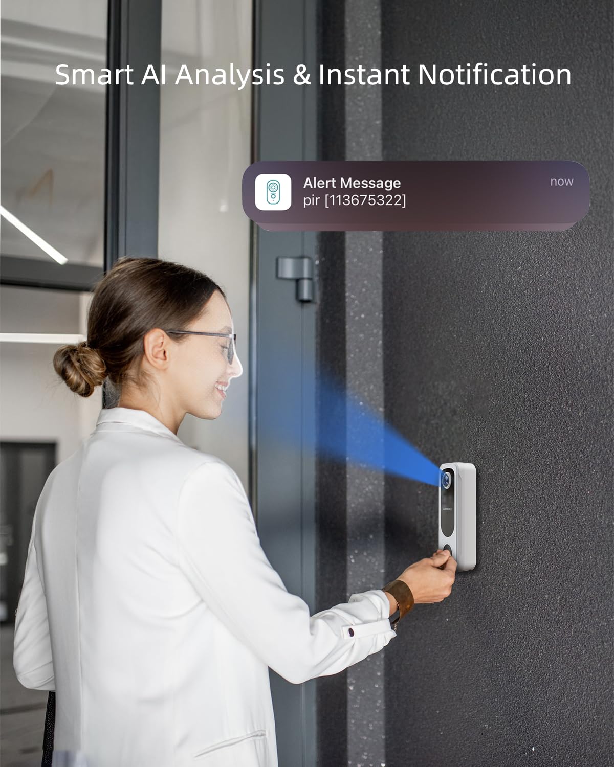 ZUMIMALL doorbell battery indicator helps power management