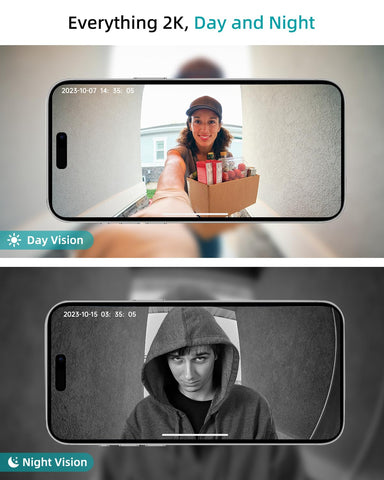 ZUMIMALL doorbell two-way talk enables real-time visitor communication