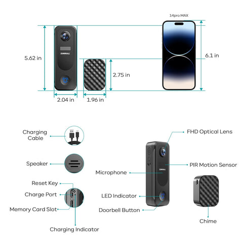 ZUMIMALL weatherproof IP66 enclosure withstands rain and wind.