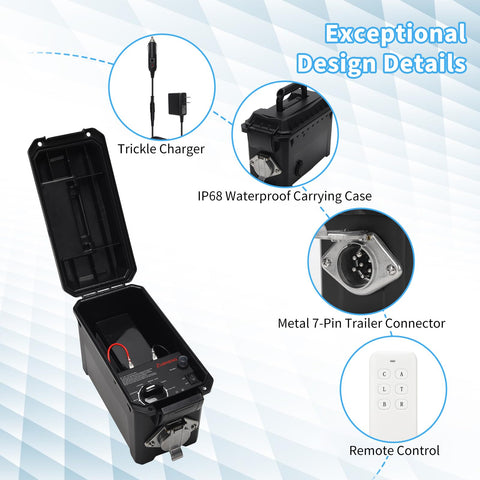 Zuomeng 7 pin round plug compatibility supports diverse trailer wiring
