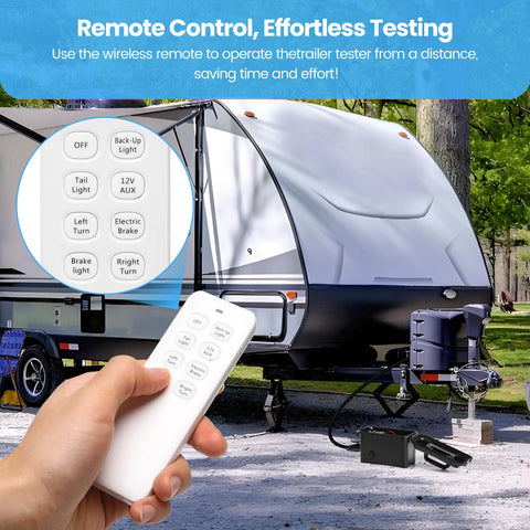 Zuomeng 7-spade connector test for versatile trailer wiring checks.