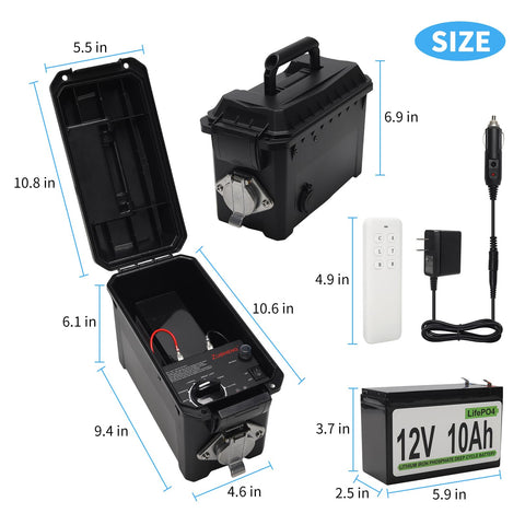 Zuomeng durable metal trailer socket and rugged case endure tough conditions