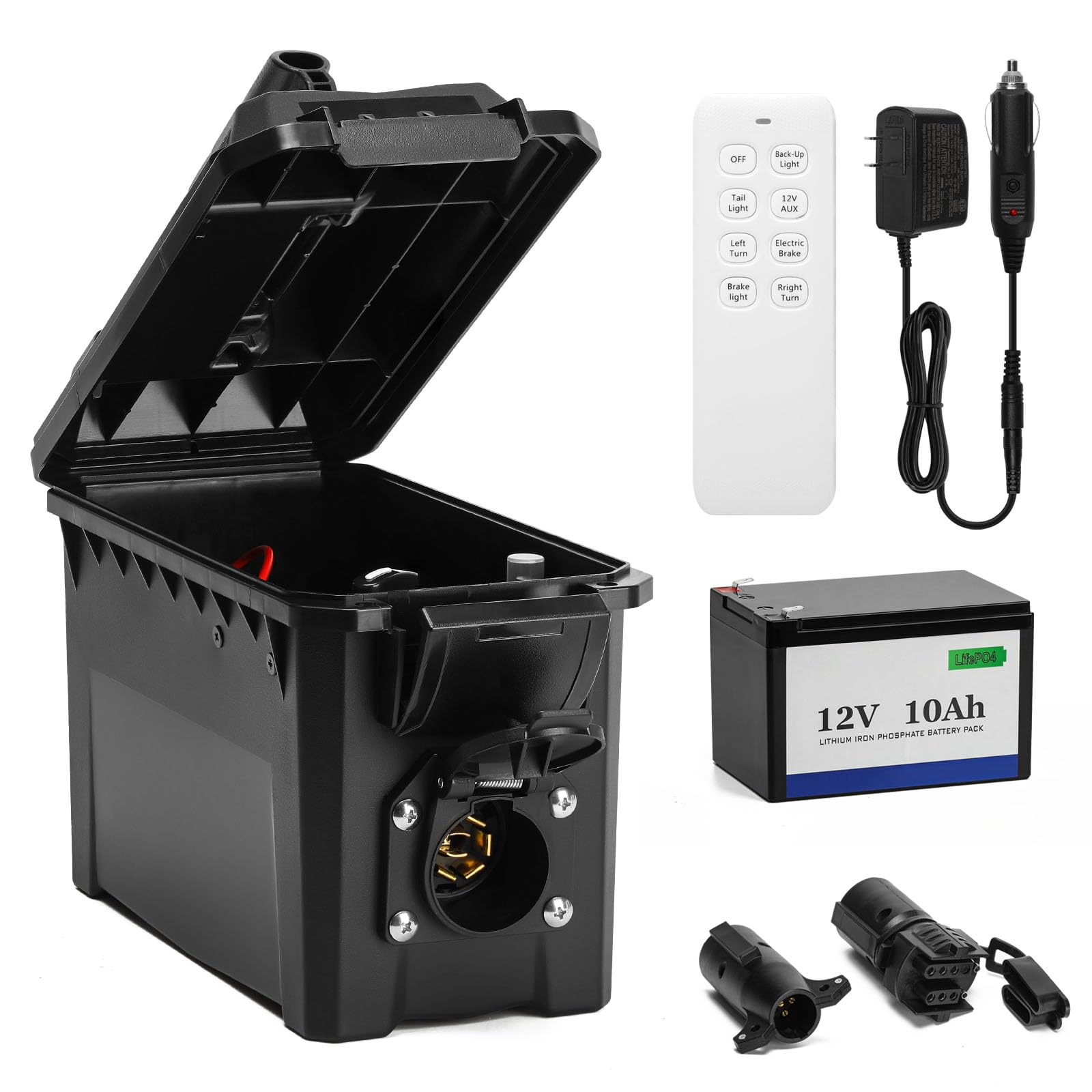Zuomeng trailer tester with wireless remote enables easy testing from a distance.