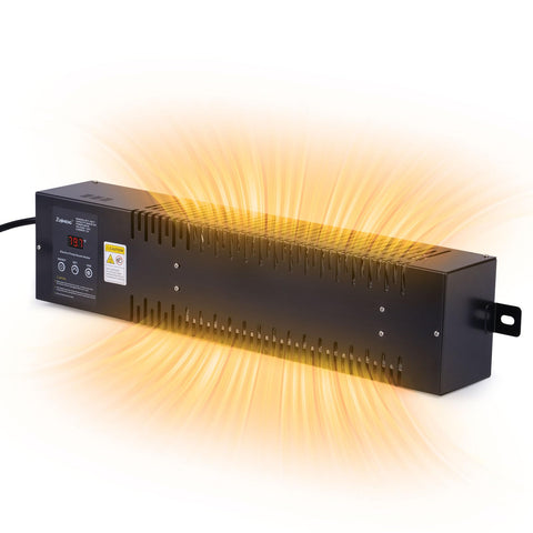 Zuomeng utility heater front view delivers steady warmth for pump houses.