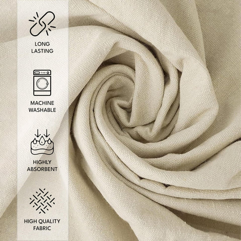 ZUPERIA canvas drop cloth with double-stitched edges resists tearing during work.