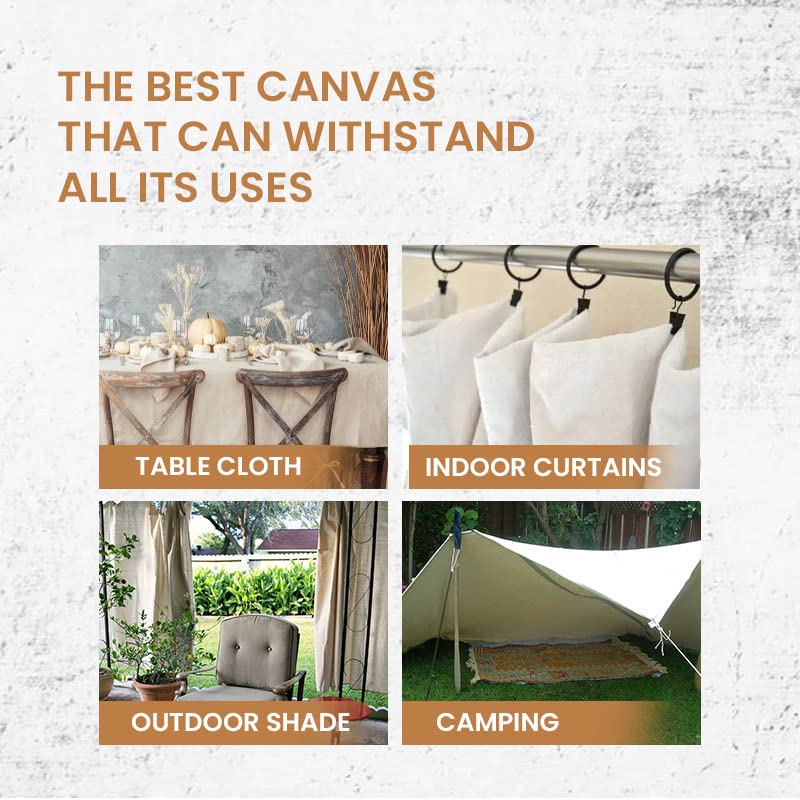 ZUPERIA eco-friendly cotton drop cloth offers sustainable protection over disposable covers.
