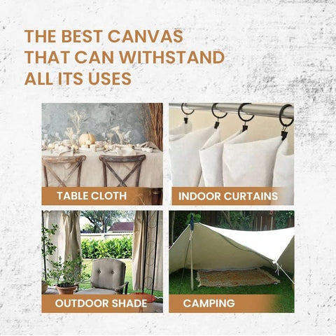 ZUPERIA eco-friendly canvas drop cloth reduces waste and fuss.